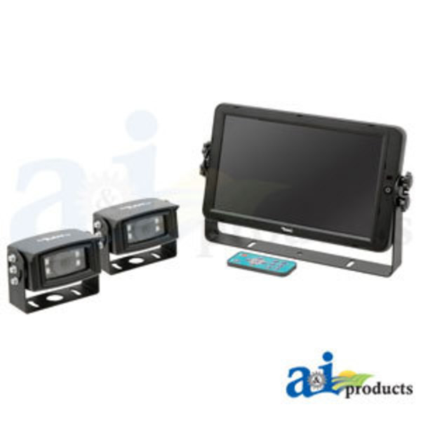 A & I Products CabCAM High Definition 10" QUAD Video System, Touch Screen, (10" QUAD Monitor/2) 14.5"x10"x4.5" A-HD10M2CQ